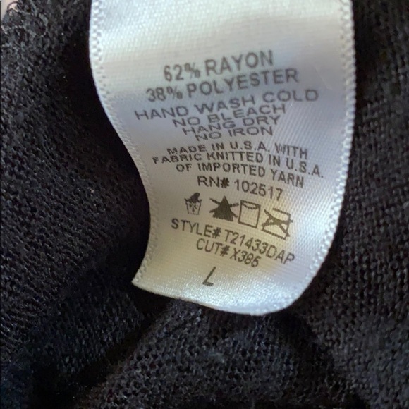 Soprano; Black; Tank Top; Camisole; L - Picture 6 of 6